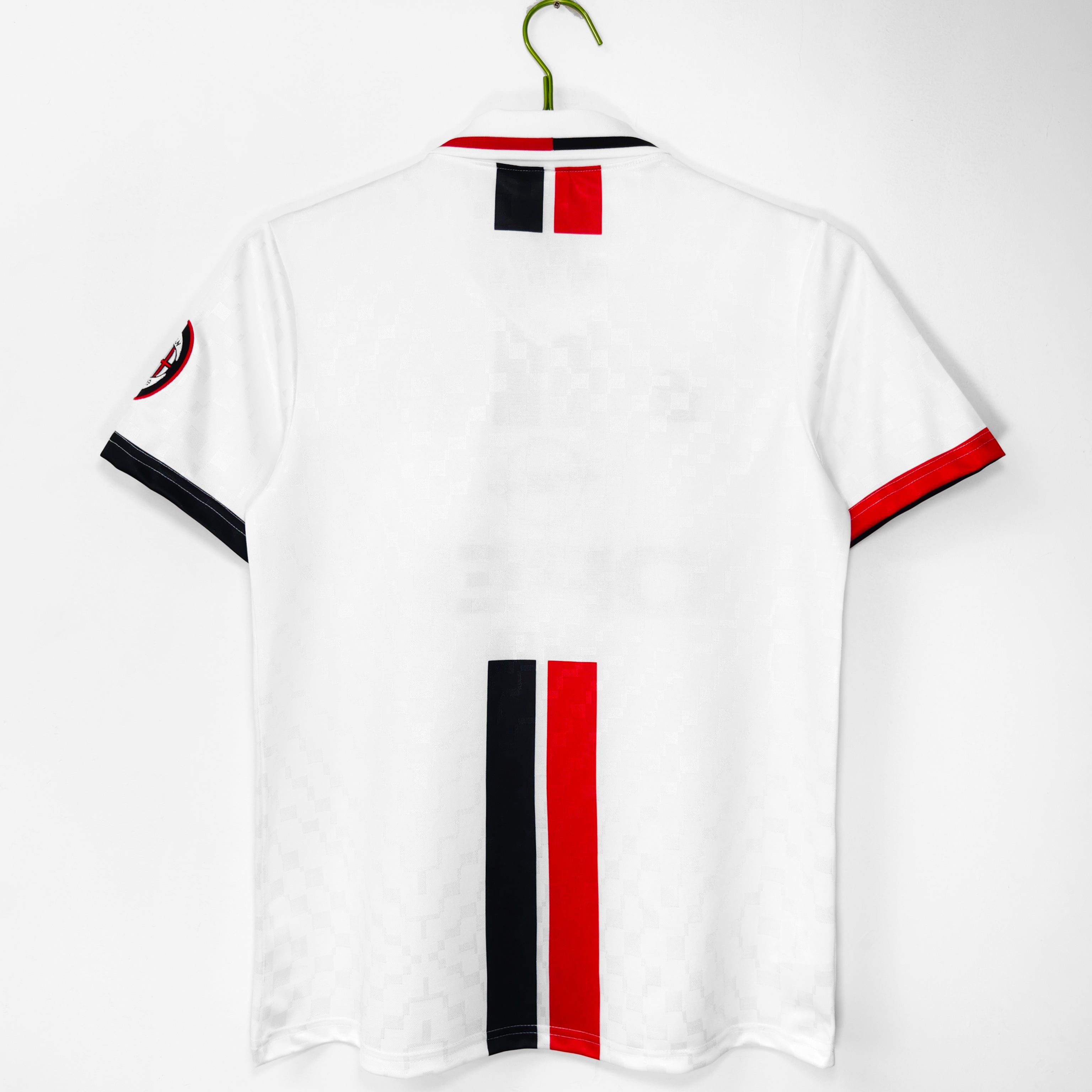 1995-96 AC Milan Away Retro Vintage Football Jersey - Lotto Opel Scudetto Edition