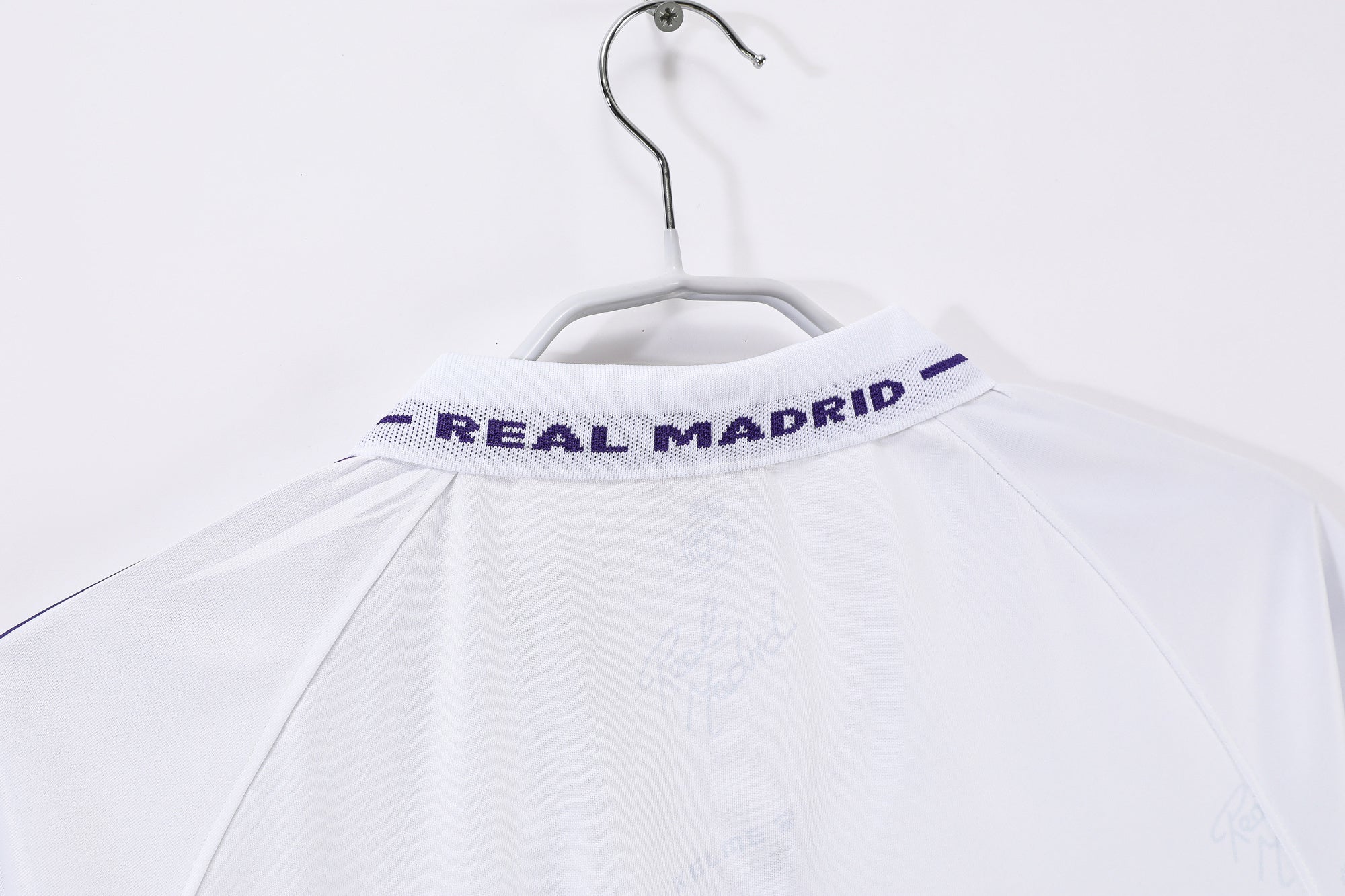 1996-97 Real Madrid Home Retro Vintage Football Jersey - Kelme Teka Paw Print Edition