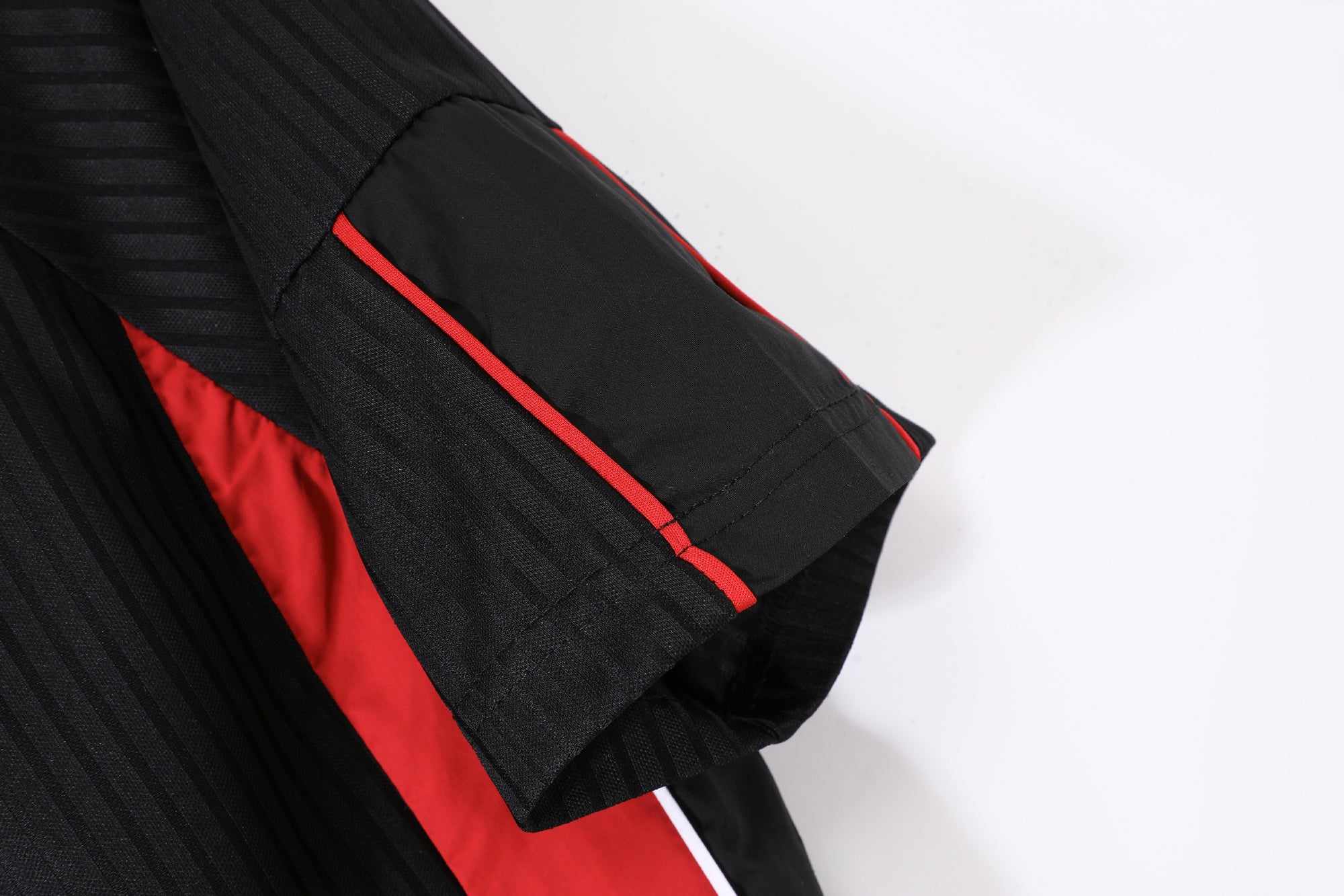 1998 England Away Retro Black & Red Football Jersey