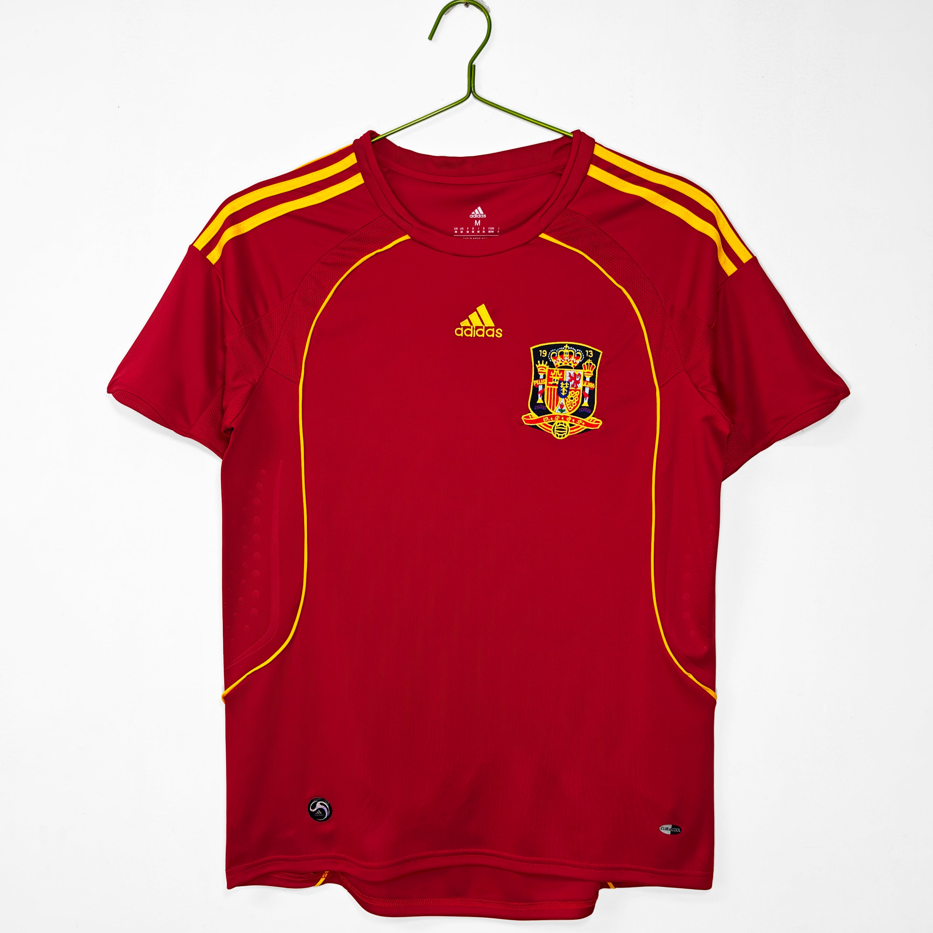 2008-09 Spain Home Retro Vintage Football Jersey - Adidas Euro 2008 Winners Edition