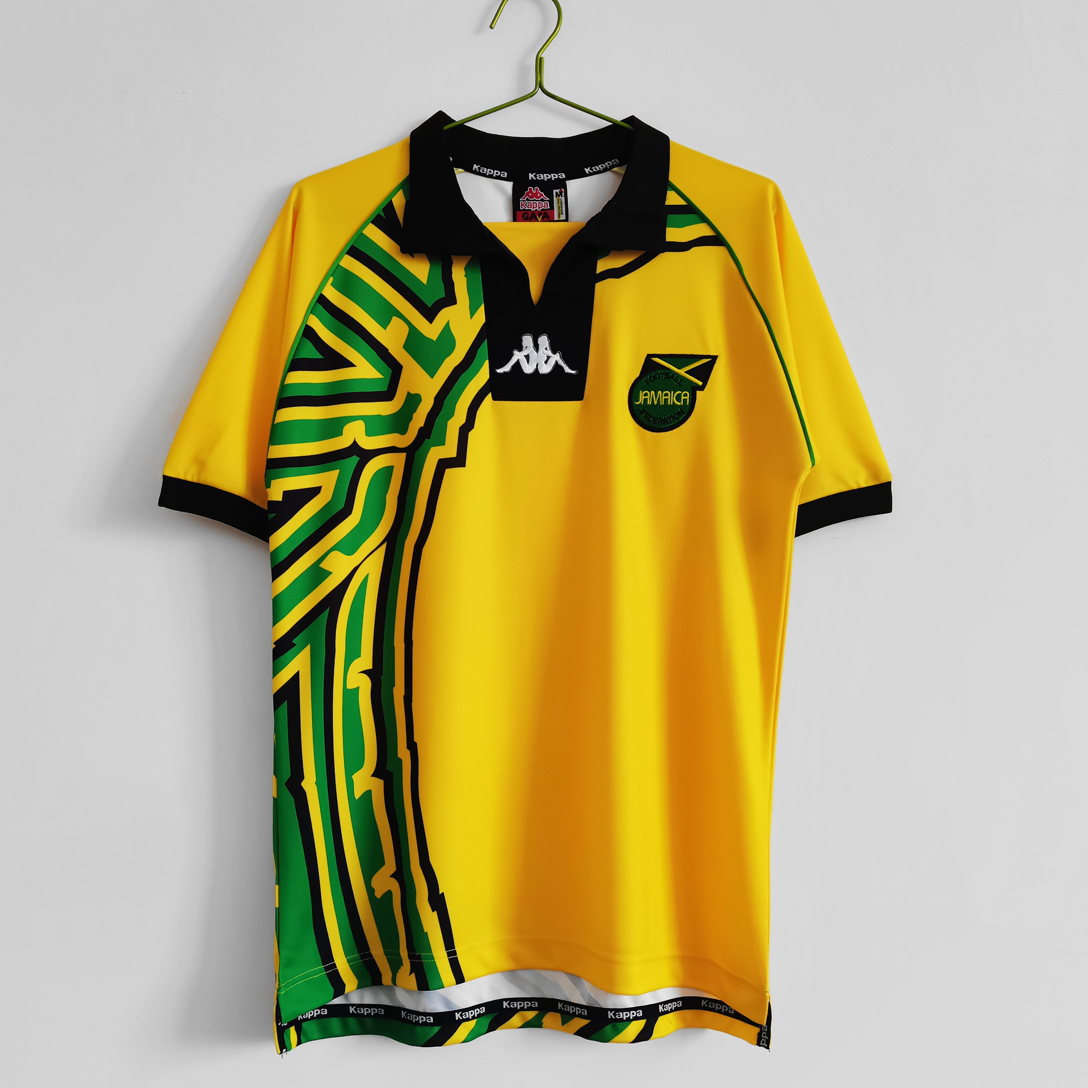 1998 Jamaica Home World Cup Retro Vintage Football Jersey - Kappa Reggae Boyz Edition