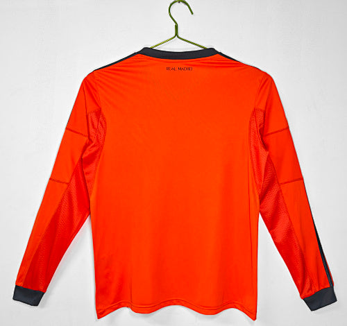 Real Madrid 2013-14 Third Kit – Long Sleeve Orange "La Décima" Edition