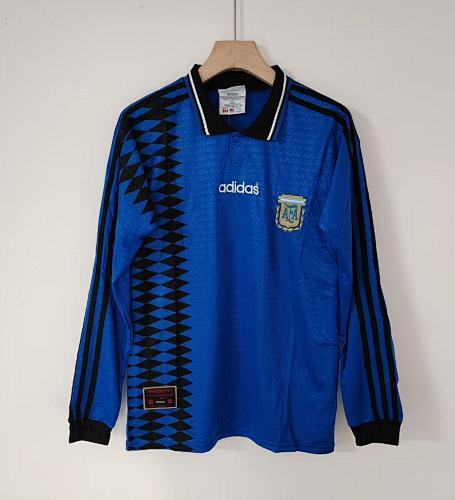 Argentina 1994 Away Kit – Long Sleeve "Maradona" Blue Edition