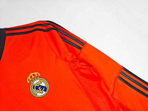 Real Madrid 2013-14 Third Kit – Long Sleeve Orange "La Décima" Edition