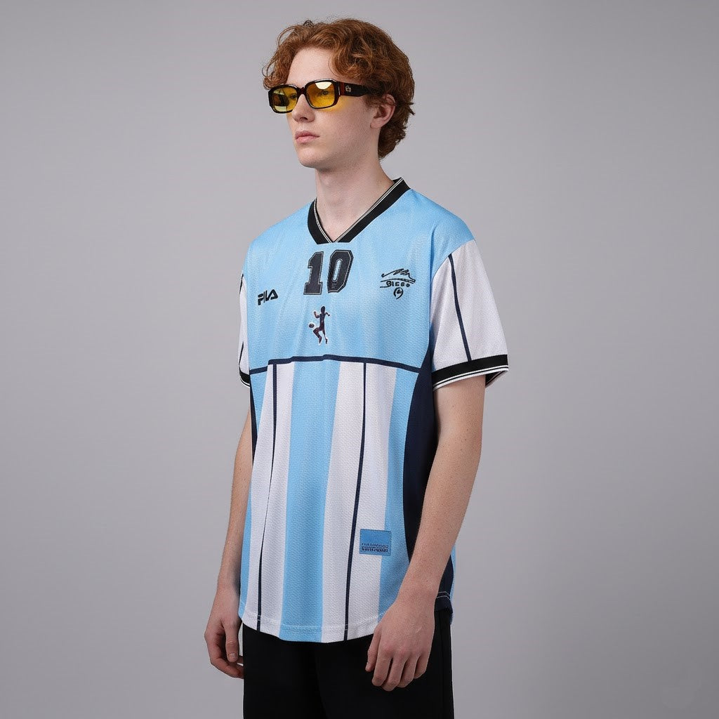 2001 Diego Maradona Testimonial Retro Vintage Football Jersey