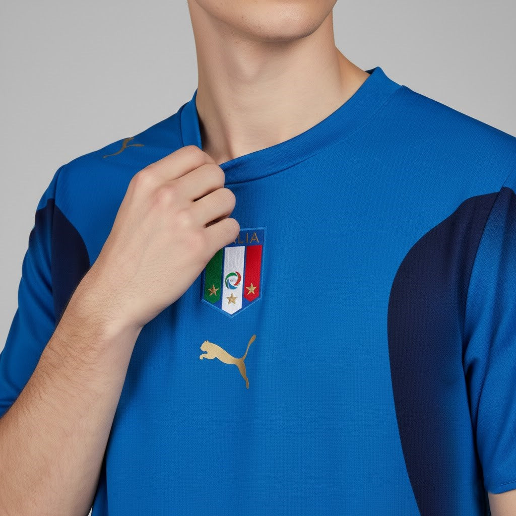2006 Italy Home World Cup Retro Football Jersey