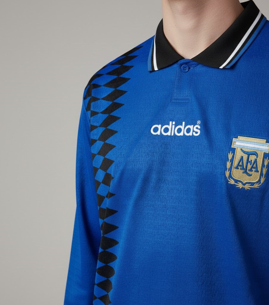 Argentina 1994 Away Kit – Long Sleeve "Maradona" Blue Edition