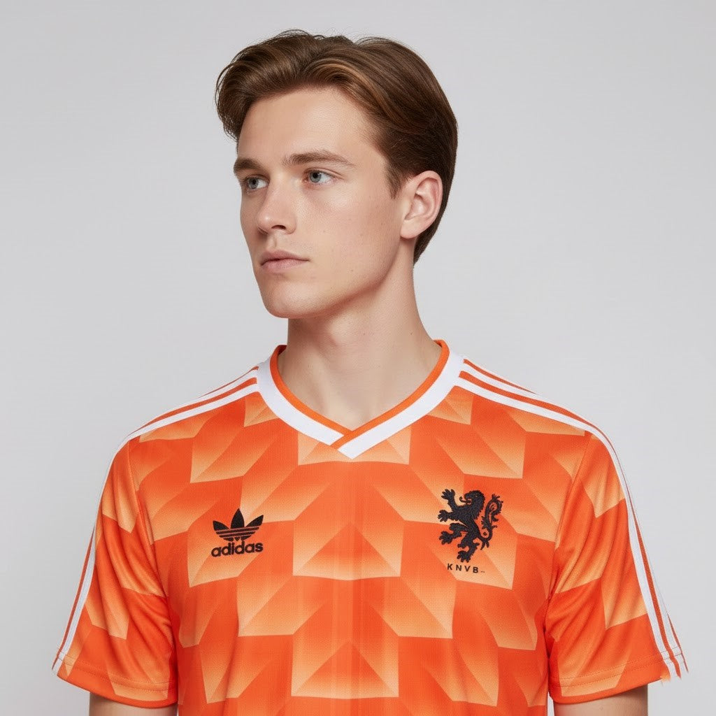 1988 Netherlands Home Retro Vintage Football Jersey - Adidas Euro 88 Champions Edition