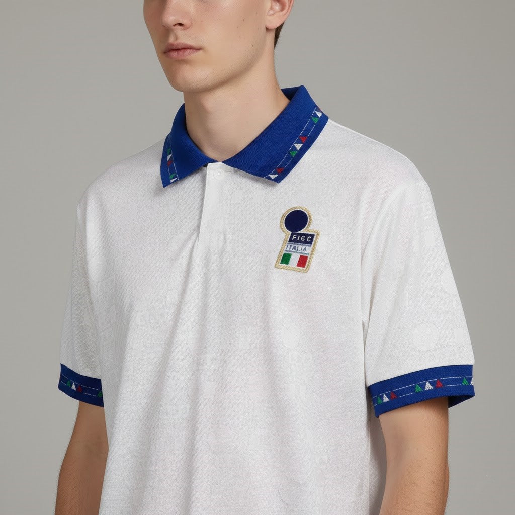 1992-94 Italy Away Retro Vintage Football Jersey - Diadora World Cup '94 Era Edition